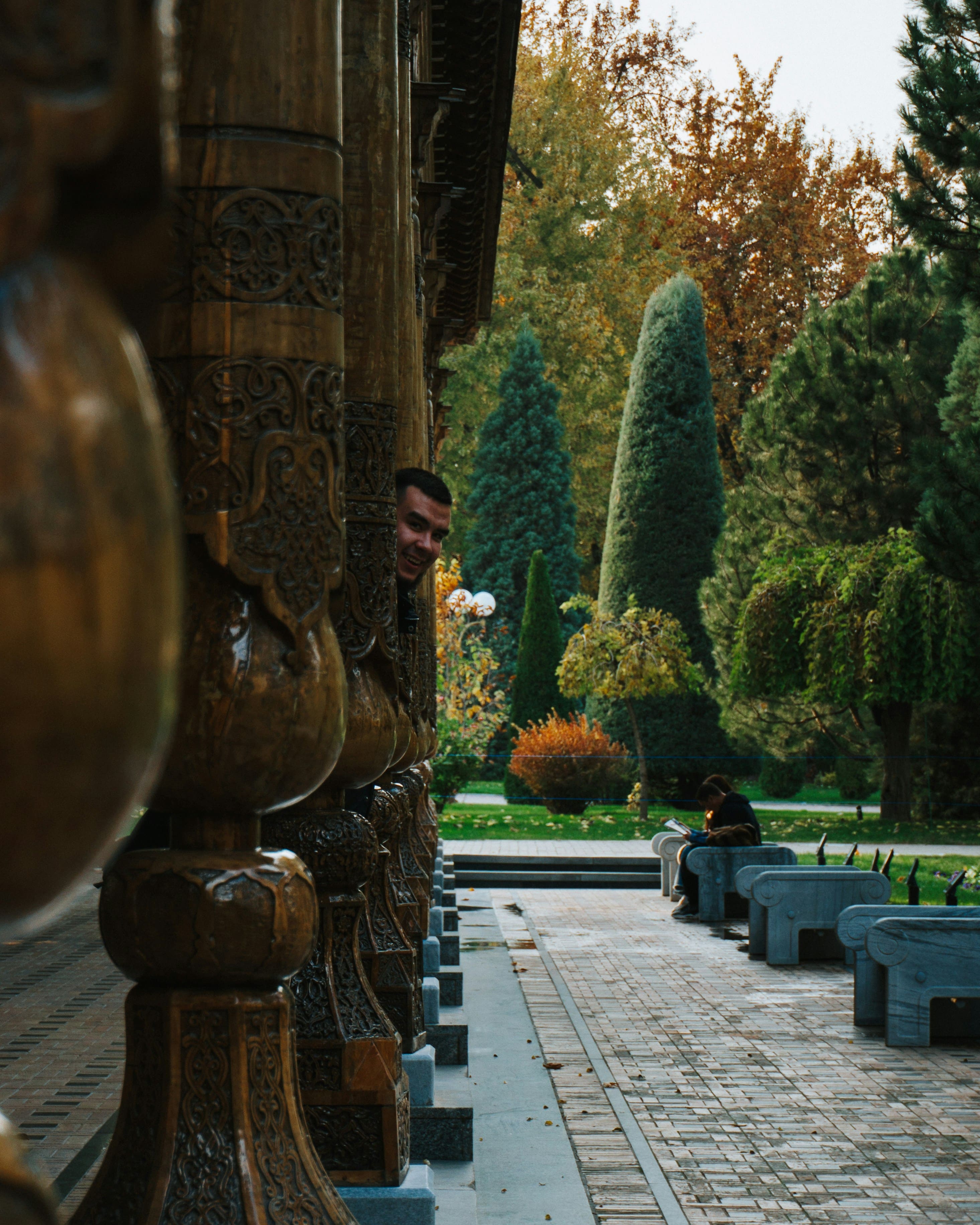 Kukeldash Madrasah — centuries-old Islamic school in Tashkent old town.