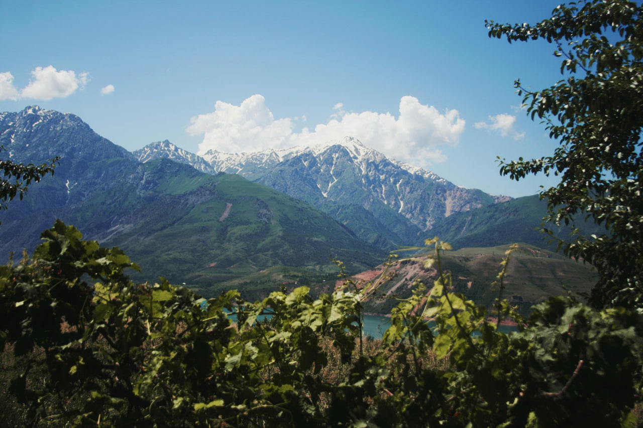 Mountain landscape near Amirsoy and Chimgan