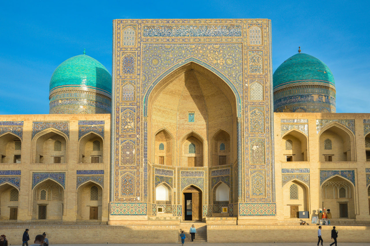 Visit a historic madrasa included in Bukhara private heritage tour