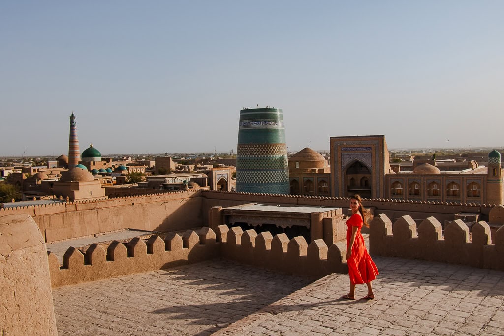 Kuhna Ark watchtower visit during Khiva private experience