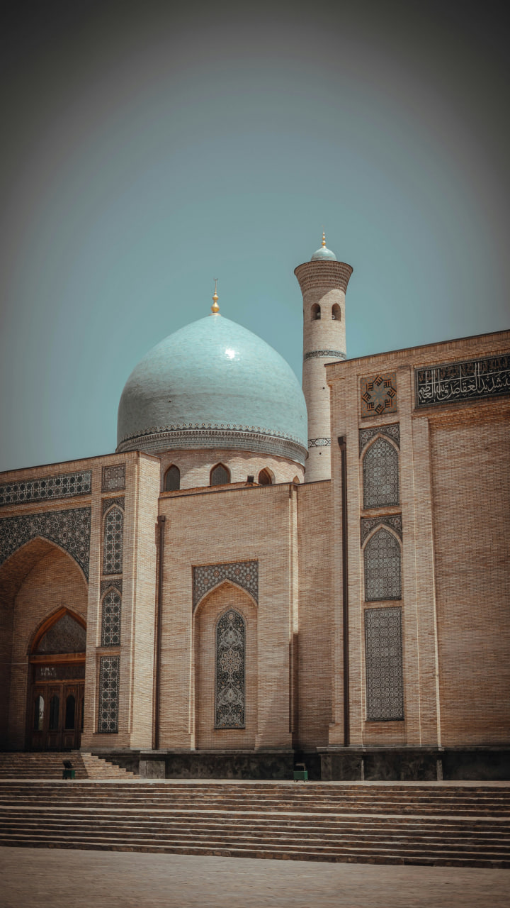 Guided visit to Khast Imam Mosque during Tashkent City tour