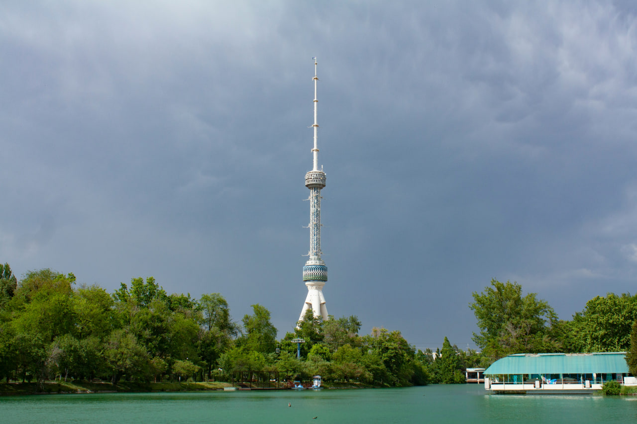 Tashkent skyline and tower view